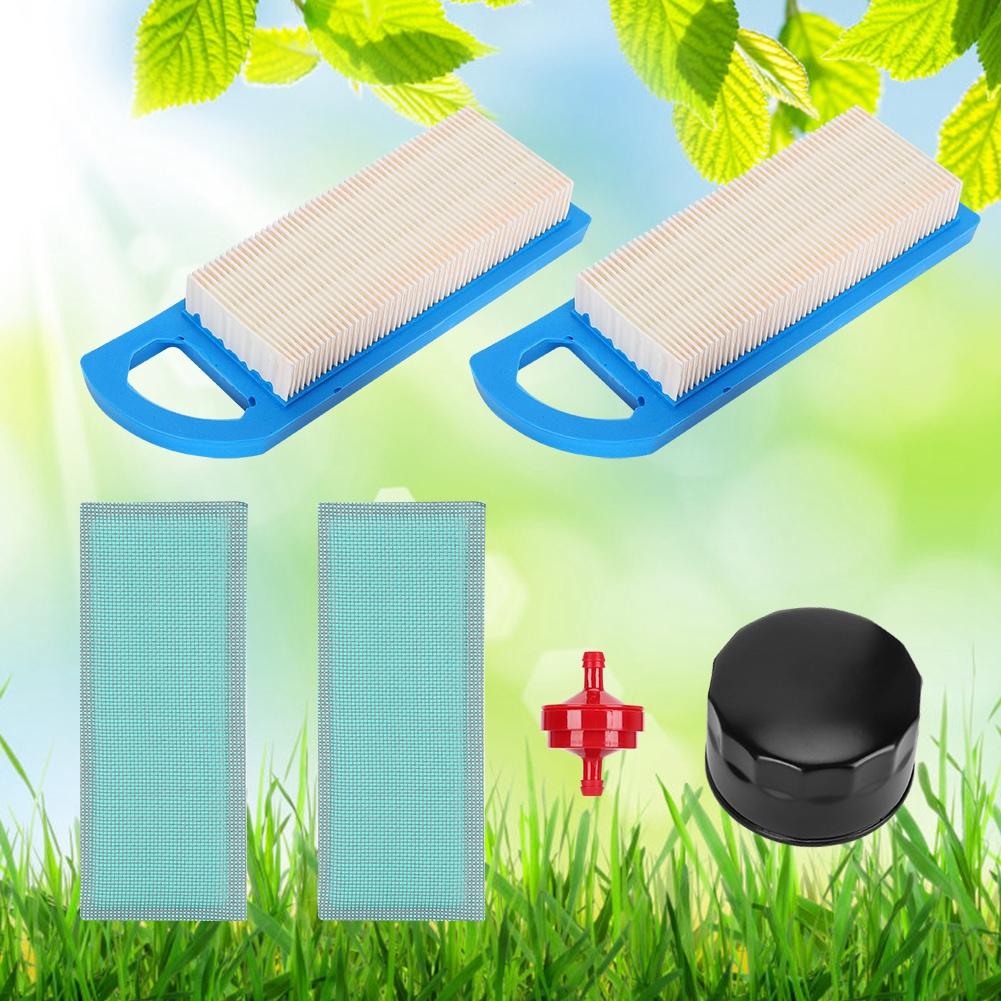 Garden Lawn Mower Air Filter Pre Filter Set Parts Fit for Briggs and Stratton 698083 697153 697014 795115