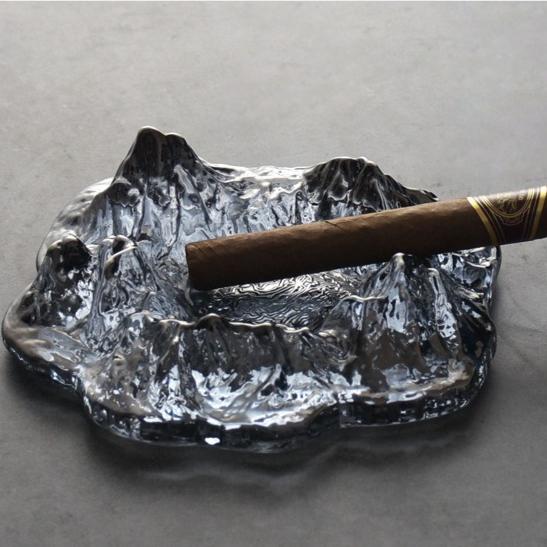 Cigar Creative Personalized Ashtray Office Bar Hotel Glacier Ashtray Luxury Home Furnishings
