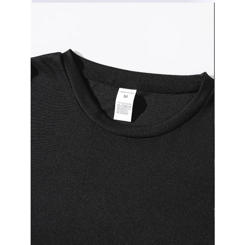 Taglie Europee Maglietta Casual da Uomo a Maniche Corte | Stampa Leopardata Trendy, Girocollo, Stagione Estiva