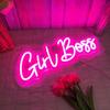 Multi-color LED Neon Light Signs: Transparent Acrylic Party Decor