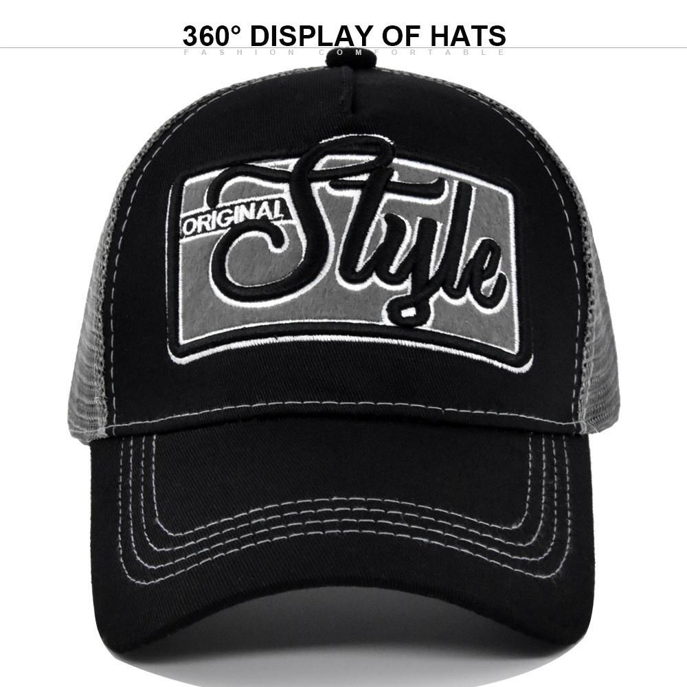 Duck Tongue Hat Style Letter Embroidered Baseball Hat Curved Eaves Sunshade Hat