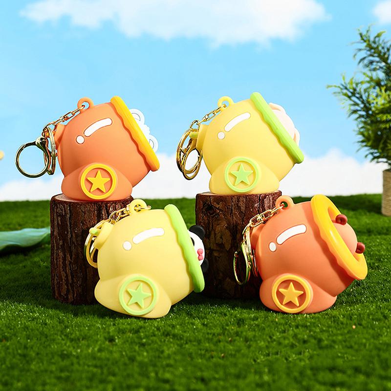 

Cartoon Cute Capybara Cannon Decompression Keychain Fashion Backpack Pendant Creative Backpack Decoration Accessories Gifts A2