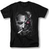 Summer Mens Black Portrait Printed Round Neck Tshirt Made of 100 Pure Cotton Soft Breathable Cool Hiphop Short Sleeved Shirt