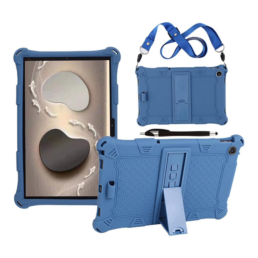 Soft Silicone Stand Case For Lenovo Tab M10 3rd Gen 10.1 inch TB-328FU 328XU Tablet Kids Cover+Strap and Pen