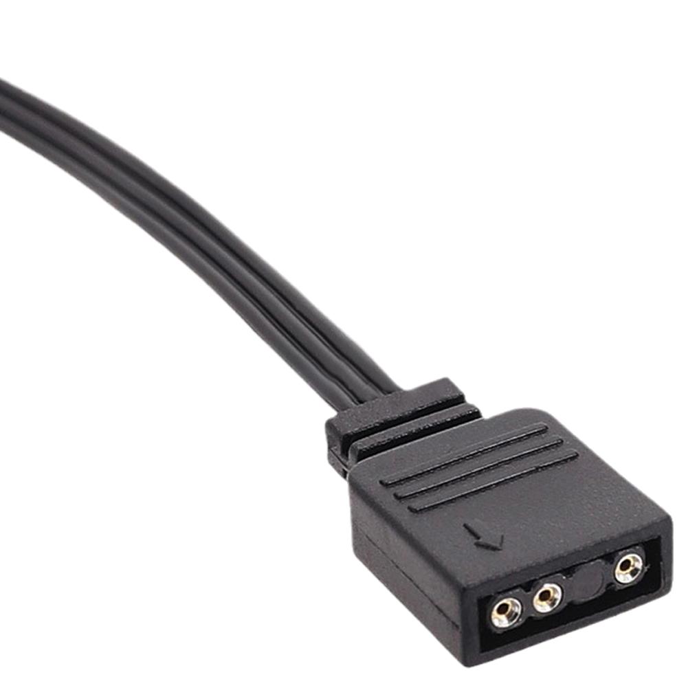 Adaptérový kabel pro Corsair RGB na standardní ARGB 4kolíkový lodní ICUE adaptérový konektor Pirate QL Cont B4V1