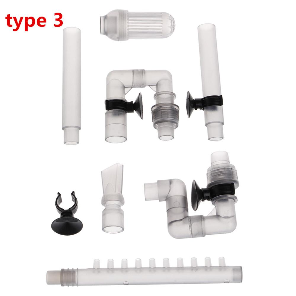 HW-602B/HW-603B Water Inflow Outflow Tube Pipe Fish Tank Aquarium Filter External Parts Inlet Outlet Accessories Set