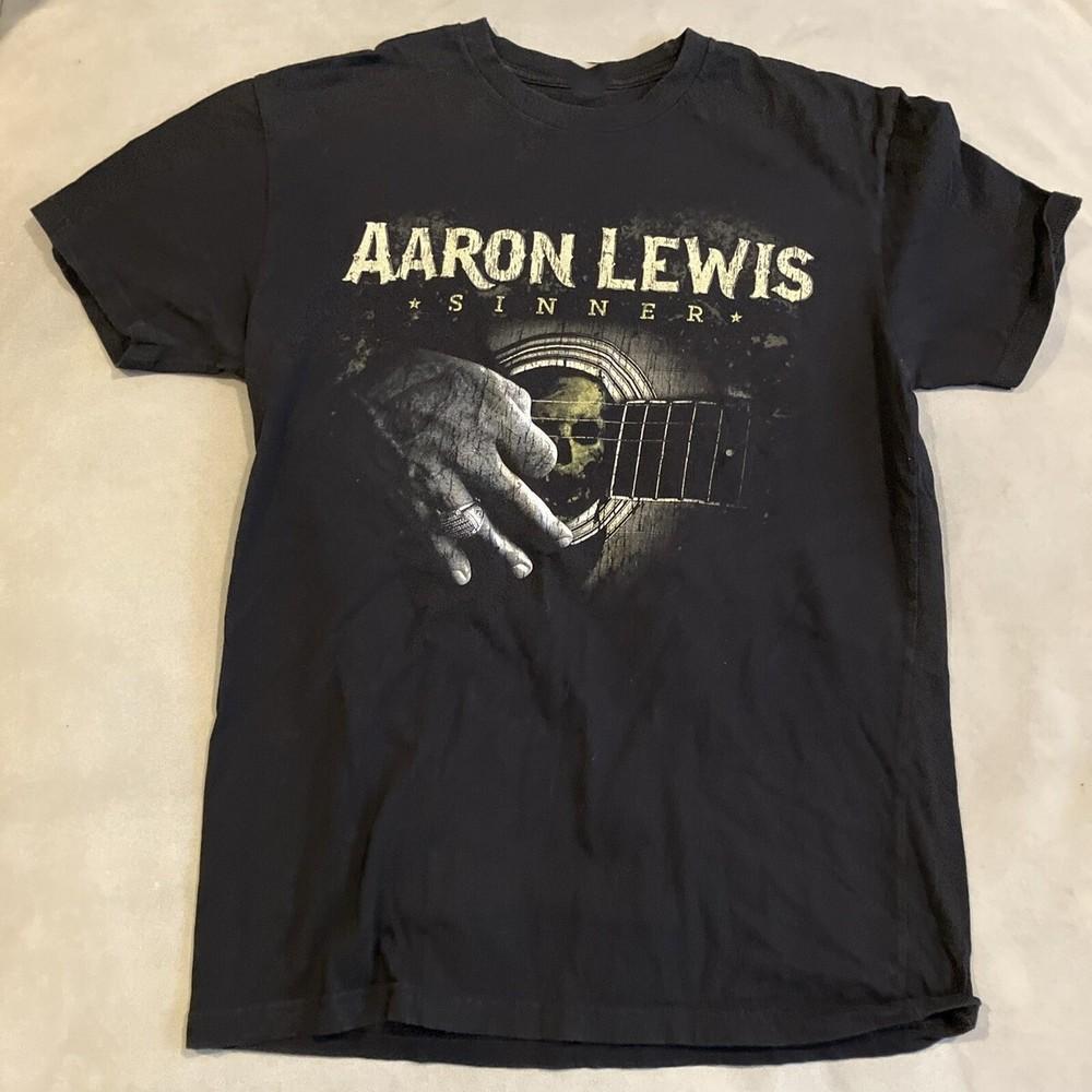 Aaron Lewis Black Color 100% Cotton T-shirts Gift For fan Unisex T-Shirt XXXL