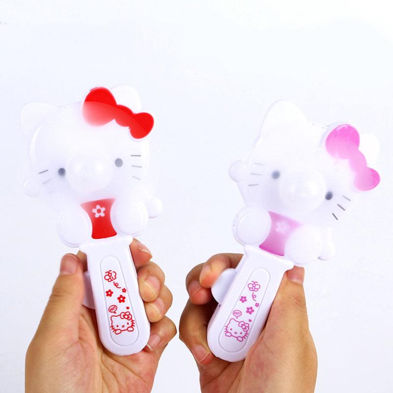 Portable Handhold Mini Fan with Cartoon Shape for Student