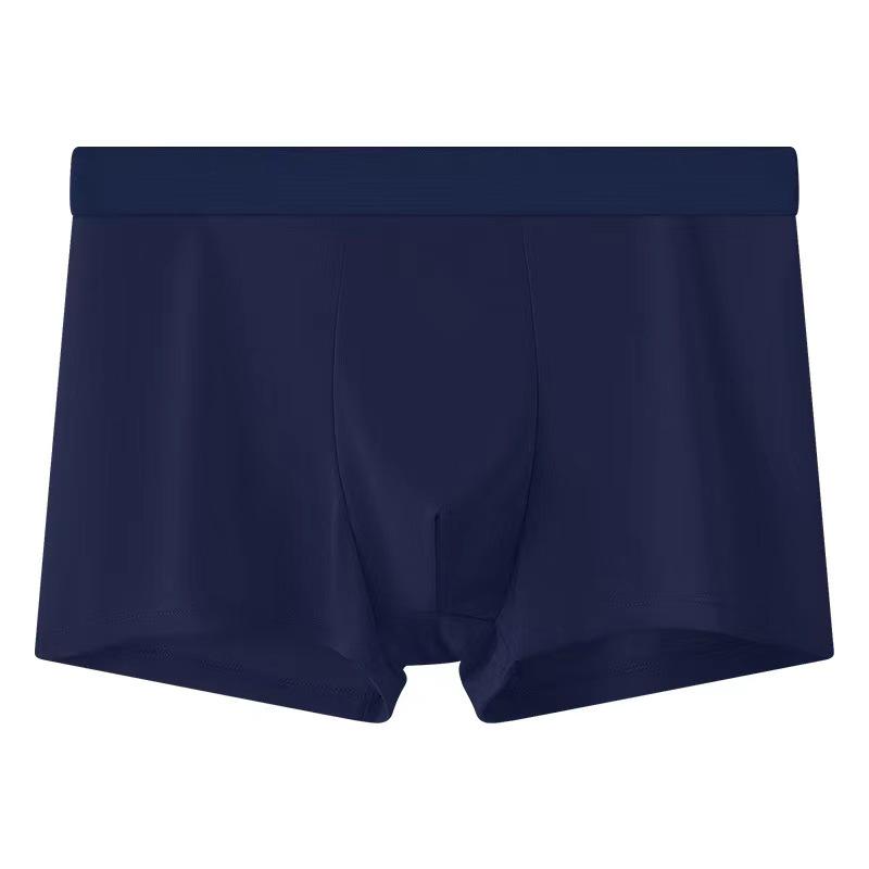 Ice Silk Men's Underwear: Cool, Breathable, Seamless, Antibacterial, Sweat-Absorbing, Plus Size, Individually Packaged