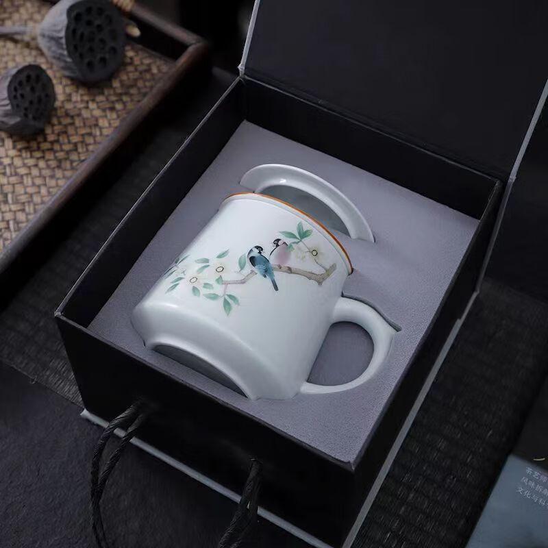 Jingxun Ceramic Tea Infuser Mug Set
