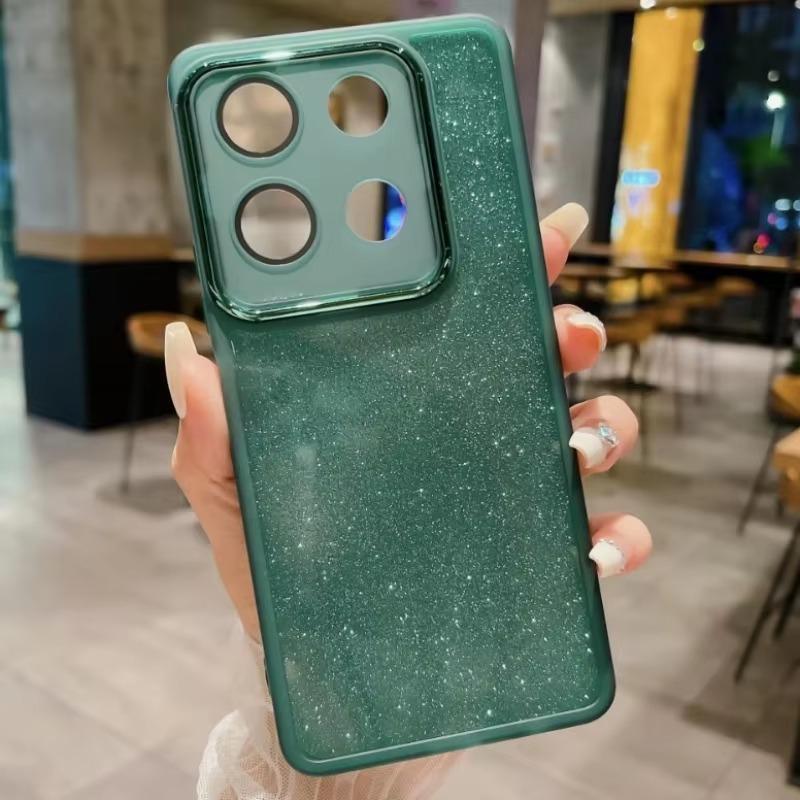 

Для Motorola Edge 60 Fusion Glitter силиконовый мягкий чехол для Moto Edge60 Stylus 60Pro 50 Ultra Pro 40 NEO G75 G15 G05 G35 TPU бампер Motorola Edge 60 Pro зелёный