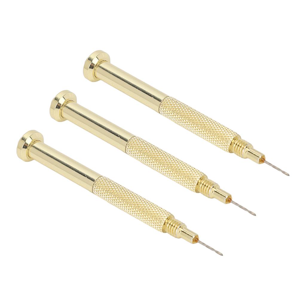 3pcs Nail Art Piercing Tool Accurate Drilling Alloy Manual Nail Piercing Tool for Tips
