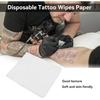 100pcs Disposable Tattoo Wipes Paper, Strong Water Absorption Cotton Tattoo Clean Skin Towels Tissue Tattoo Towels for Beauty Salon Home Use
