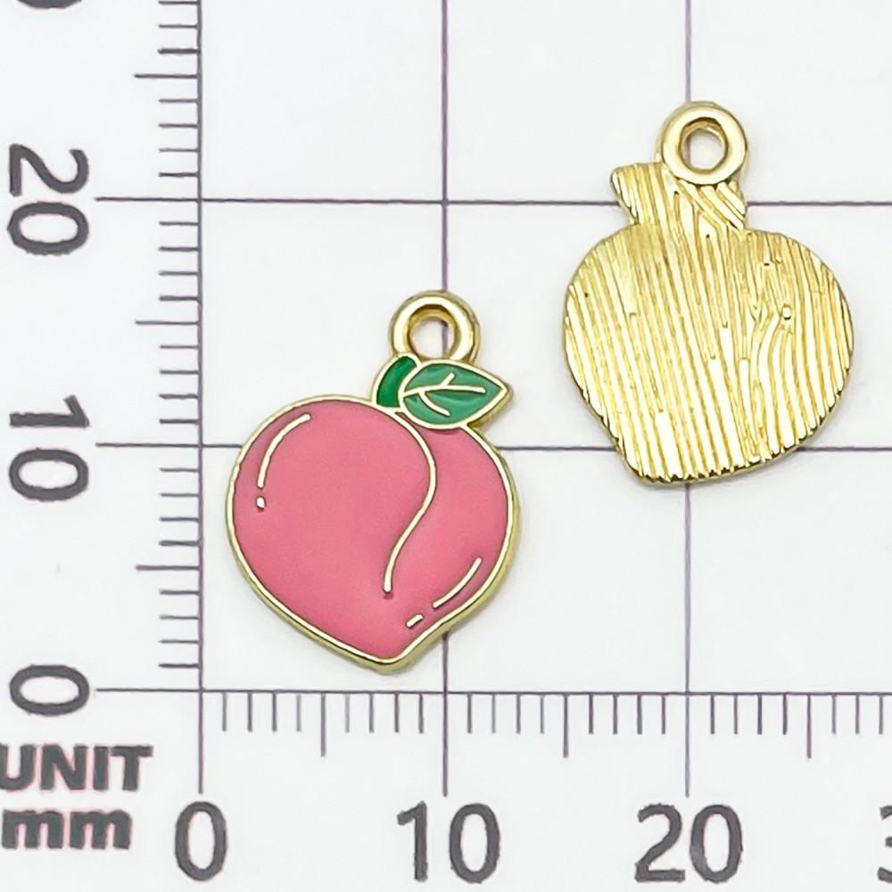 30 Colorful Fruit Enamel Pendants for DIY Jewelry - Apples, Watermelons, Cherries