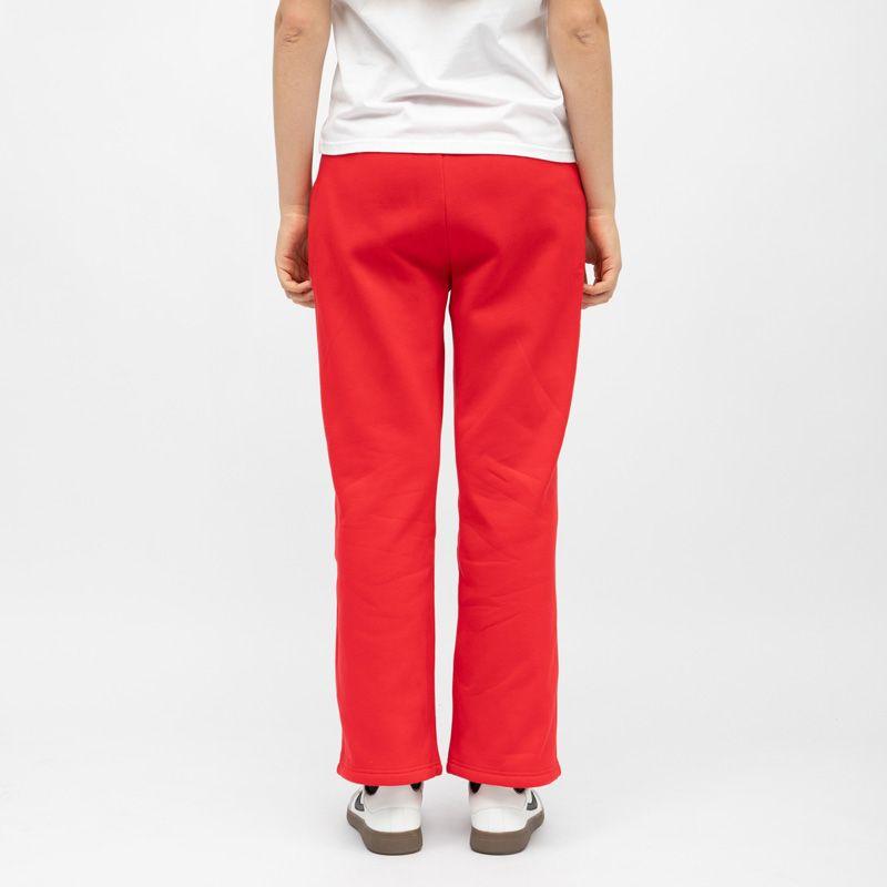 Pantalon de jogging épais rouge jambes larges petra Femme LA PETITE ETOILE