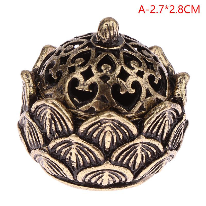 Palnik kadzideł Lotus Buddyzm Kran Uchwyt na kadzidełka Mini kadzielnica z drzewa sandałowego Rzemiosło Dekoracja domu