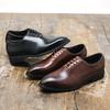 Größe 38-48 Business Herren Brogue Lederschuhe mit roter Sohle Schwarz-braun Weiches Leder Schnürschuhe Bequem Modisch Lederschuhe Herren