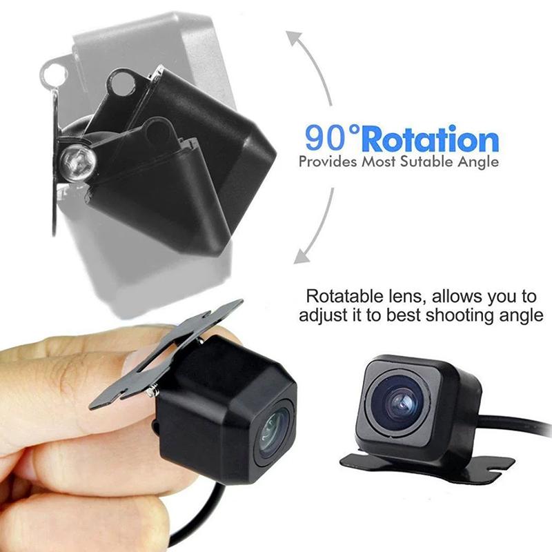 Universal Car Rear View Camera Waterproof Ip68 170 Wide Angle Hd Color Image Hd Night Vision Backup Parking Reverse Camera