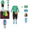 Niedliches Fantasy Trolls Cosplay Kostüm Mohn Kleid Anime Halloween Bühnenoutfit