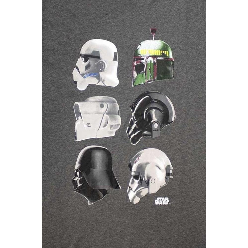 STAR WARS Unisex Adult Helmet Profiles T-Shirt