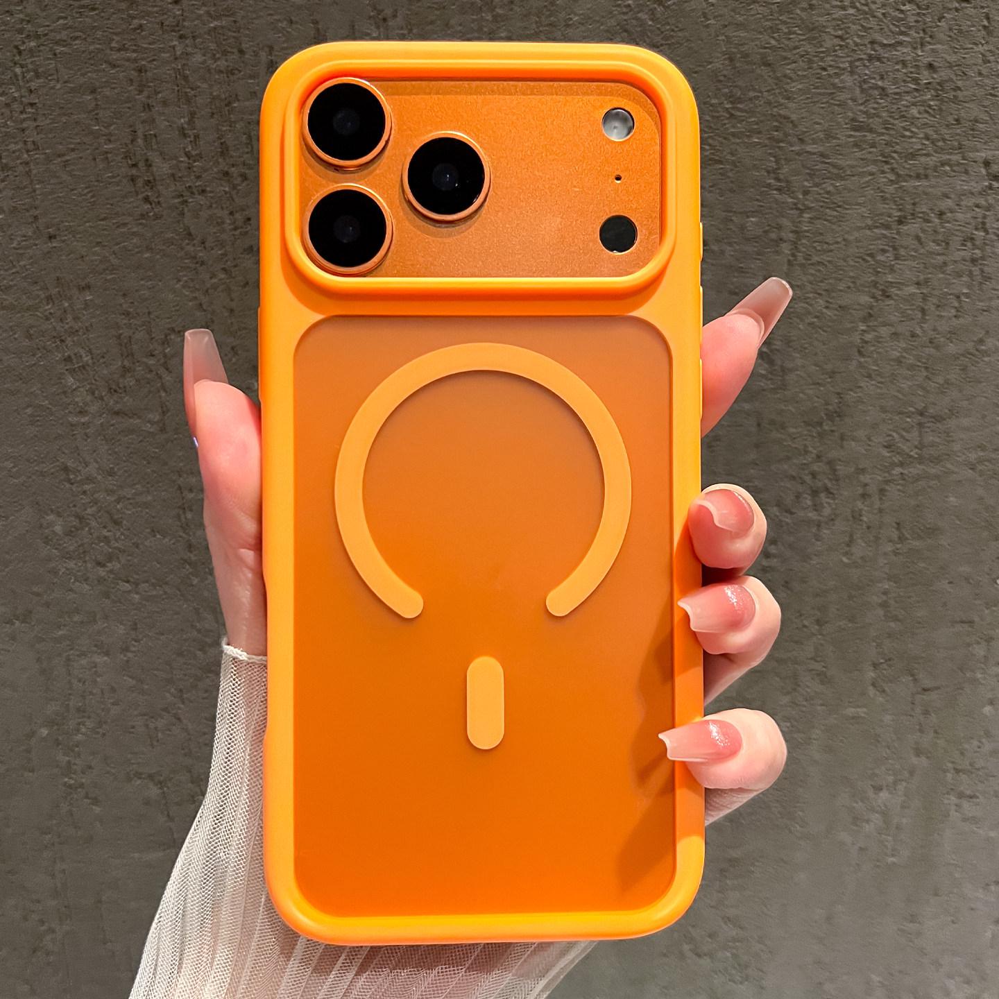 

iPhone 17 Pro Max Magnetic Matte Case: Drop-Proof, Semi-Transparent Protective Cover 17 Pro