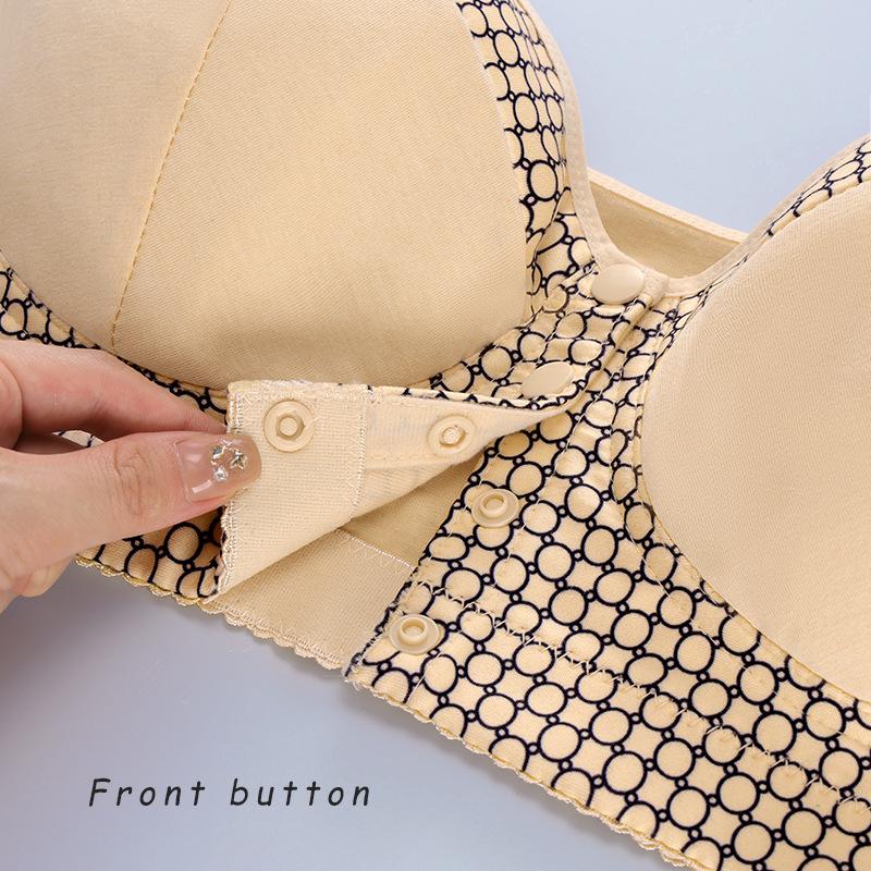 A-G Cup 36-52 Supergroße Größe Kreativer Druck BH Beliebte Europäische und Amerikanische Größe Ohne Stahlring Vorderverschluss Unterwäsche