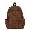 Schoolbag corduroy schoolbag junior high school girls college students autumn and winter backpack women travel lightweight 1011 new niche backpack