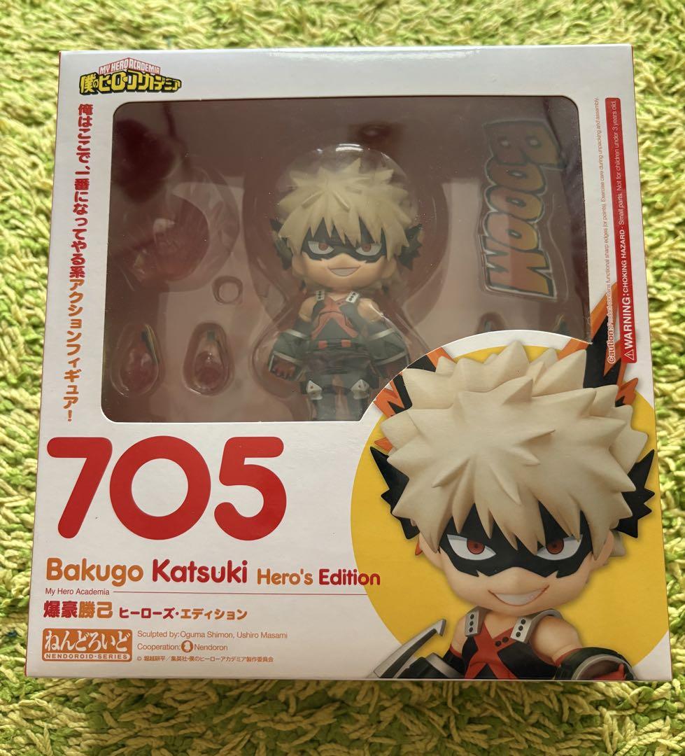 

[USED] Nendoroid Bakugo Katsuki Heroes Edition with Limited Mask Parts 705