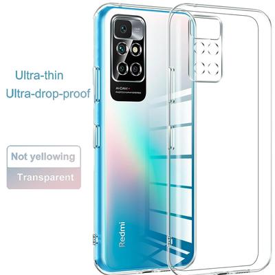Ultra Thin Clear Silicone Shockproof Soft TPU Case For Xiaomi Redmi 13C 12C 10 Note 13 12 Pro Plus 12S Transparent Slim Bumper