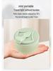 Portable Food-Grade Silicone Folding Cup with Lid - Ideal for Travel, Mouthwash, Toothbrush, and Coffee.