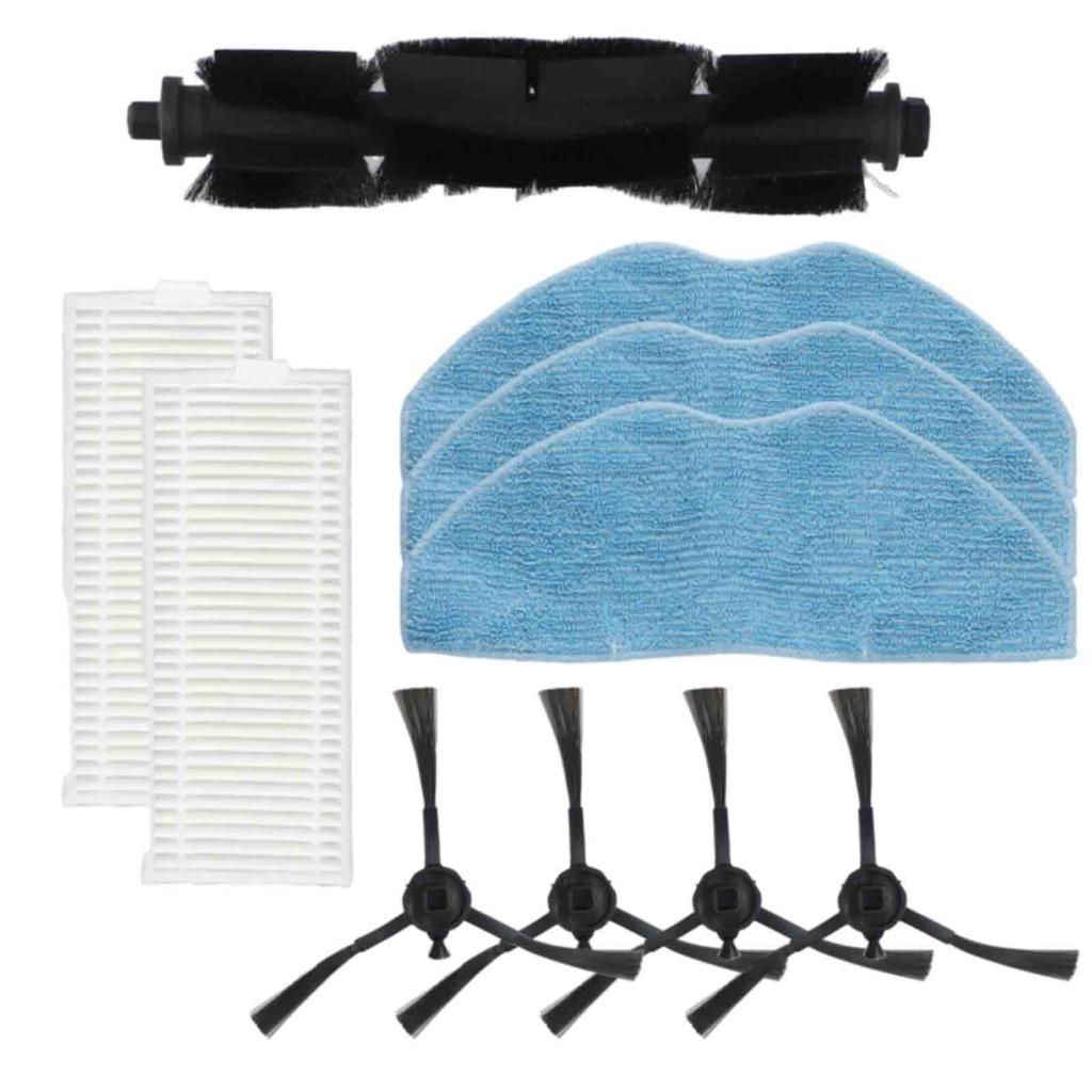 Main Brush Mop Cloths Side Brush Kit For EZVIZ RE4 / RE4 Plus / RE5 / RE5 Plus Vacuum Cleaner Accessories Spare To Replace