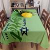 Happy Jewish Holiday Rectangle Tablecloth for Table Decor Kitchen Dining Waterproof Reusable Table Cloth for Tables Dining Room