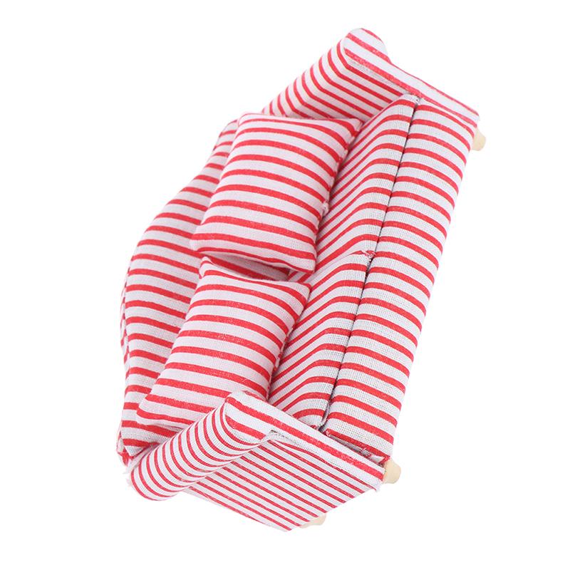 1/12 Miniature Sofa Doll House Furniture Living Room Accessorie For Kids Gift