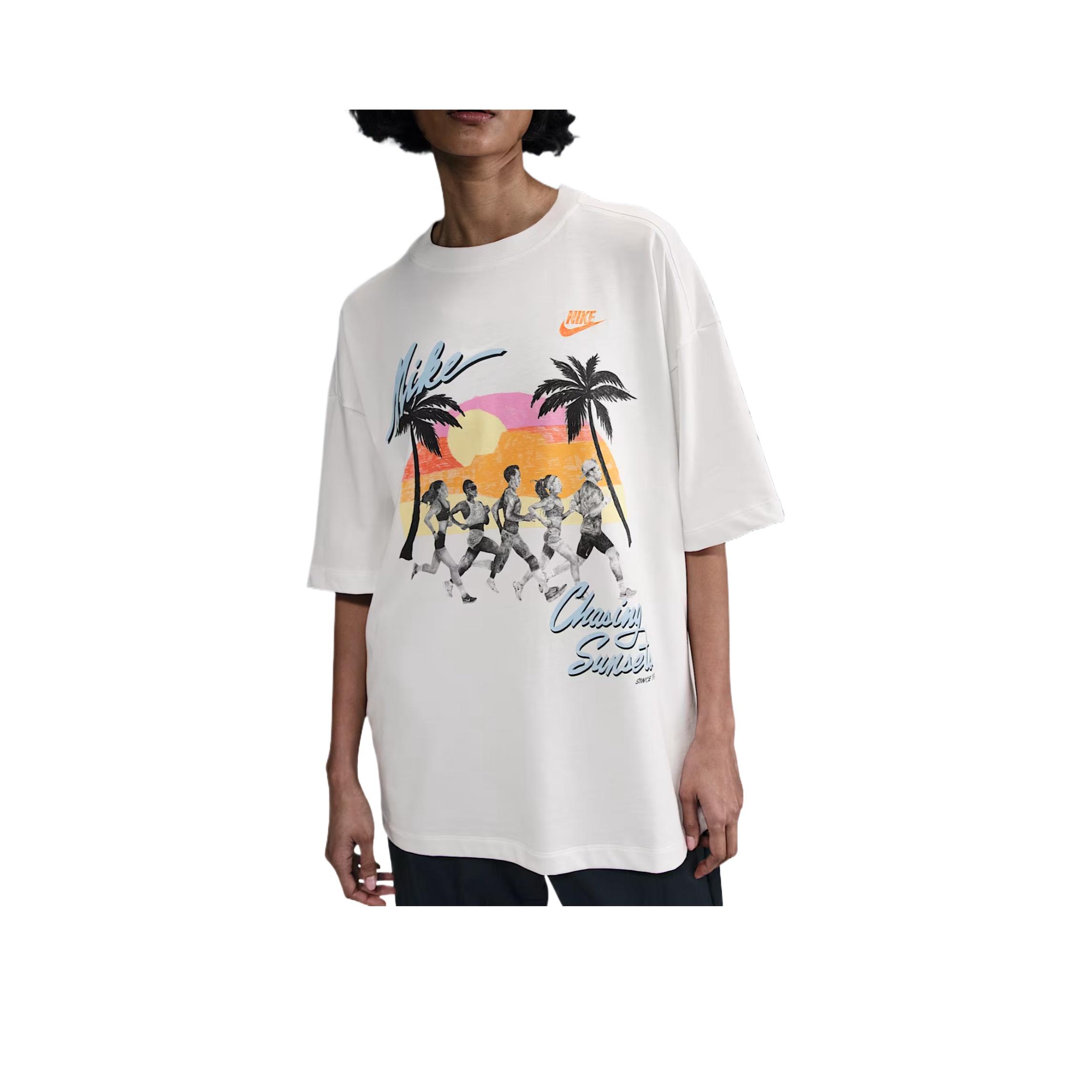 

Nike Sportswear Essentials Fashion Comfortable Casual Versatile Short Sleeve Drop Shoulder T-Shirt Women tops White IB8930-121 S
