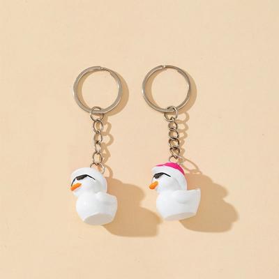 Fashion Animal Key Ring Resin Car Key Holder New Cartoon Duck Key Chain  Women