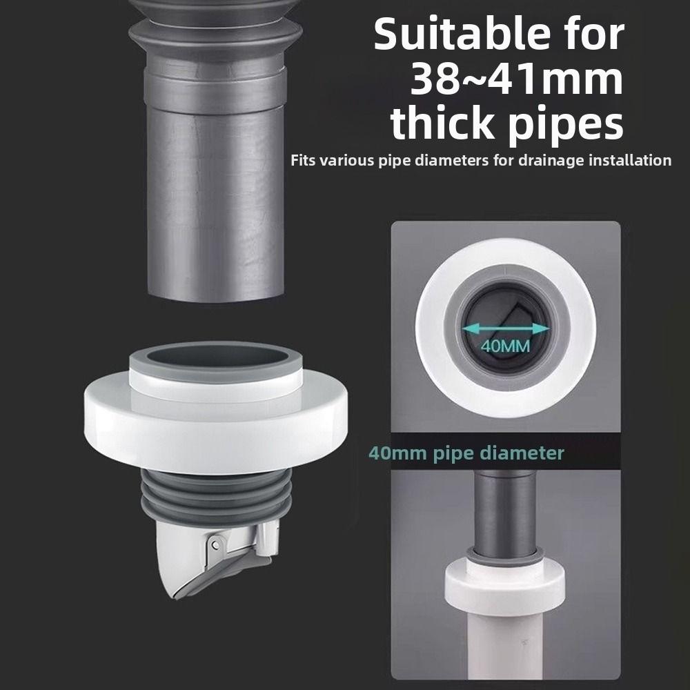50/70mm Universal Washbasin Floor Drain Core Easy Install Anti Odor Shower Drainer Odor Control Water Pipe Connector