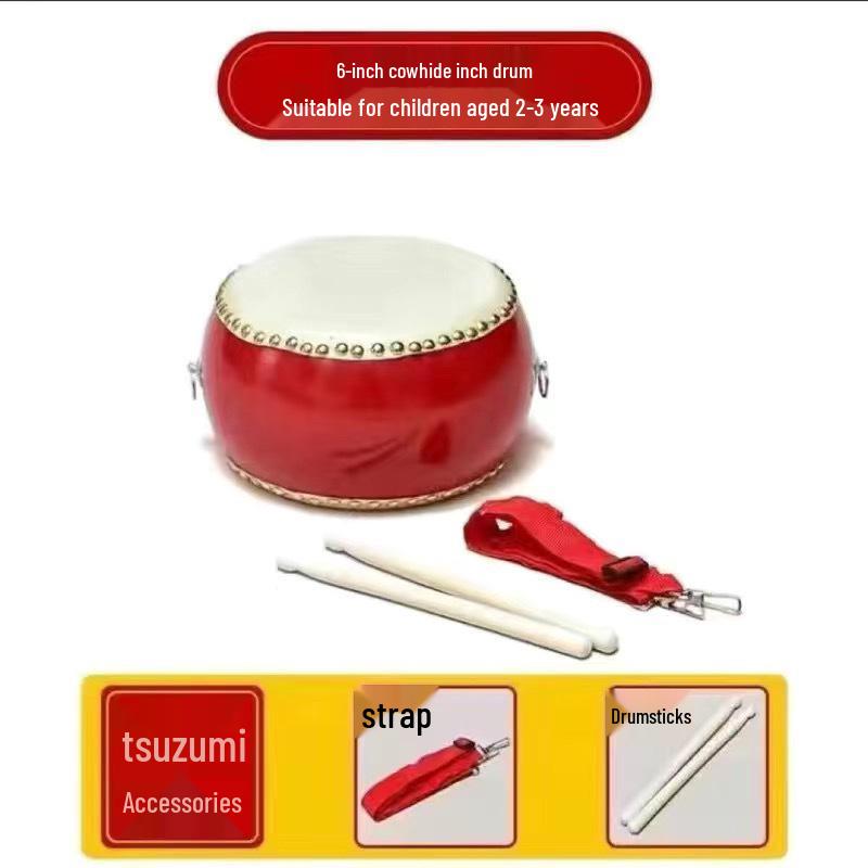 Durable Cowhide Tanggu Drum for Kids