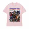 Resident Evil 4 Biohazard Full Character Collage Graphic Oversized T-Shirt Retro Horror Game Streetwear Women And Men T-shirts