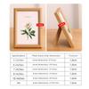 Circular Wood Picture Frame Stand Multicolor Picture Display Frame Simple Photo Frame  Gift