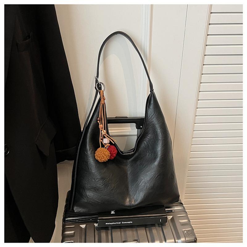 Large Capacity Bag Women's Autumn Versatile New Fashion Shoulder Messenger Bag Popular Retro Tote Bag