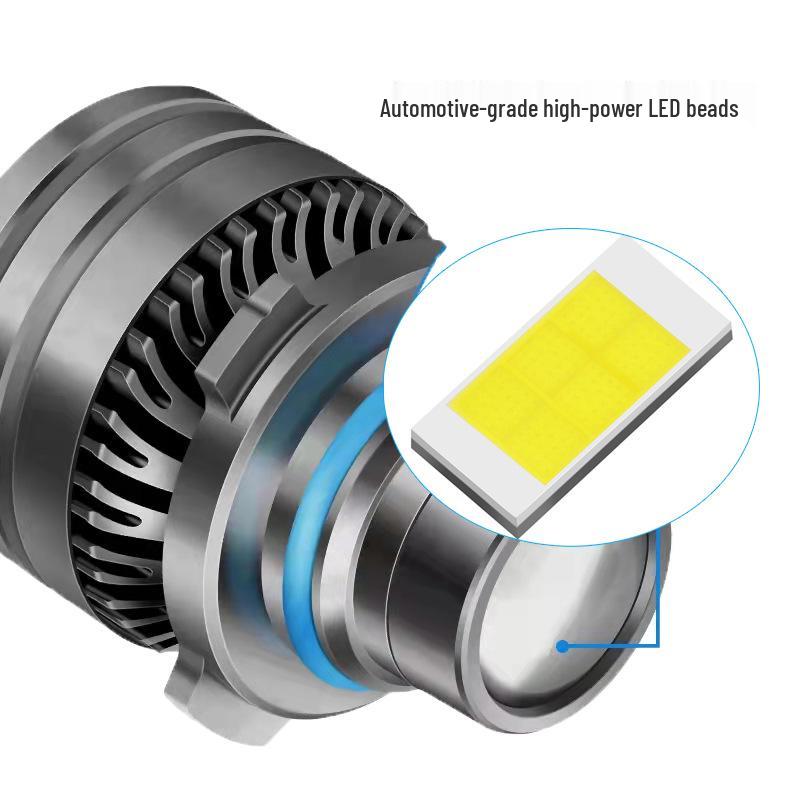 LED Car Fog Light Bulb Replacement H8/9/11 with Lens – High Brightness Yellow/White Energy-Saving