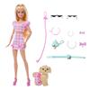 Barbie Doll Puppy Matching Coordination Doll Pretend Barbie Ages 3 and JFP36 & Set, Dress-Up & House, Play, Doll, Up, Pink,