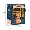 DIY Book Nook Kit - 3D Wooden Puzzle Dollhouse Building Model Toy Creative Christmas & Black Friday Gift Miniature Desktop Decor