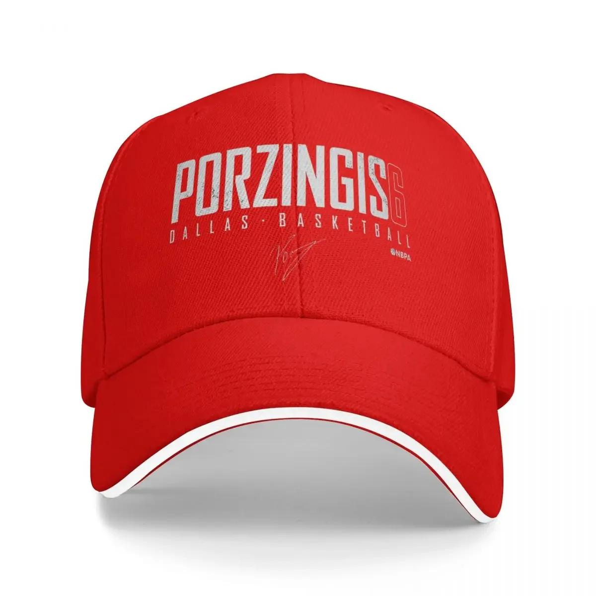 Kristaps Porzingis Elite Signatures Baseball Cap Hat Unisex Luxury Funny hats Baseball For Unisex Womens