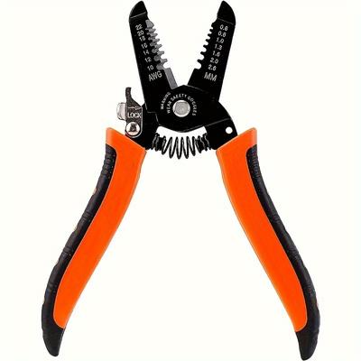 Multi-Functional Electrician Wire Stripper & Crimper Tool - Perfect For Peeling & Network Cabling