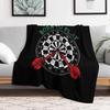Born To Play Darts Throw Blanket Warm Throw Blanket Gift for Anniversary