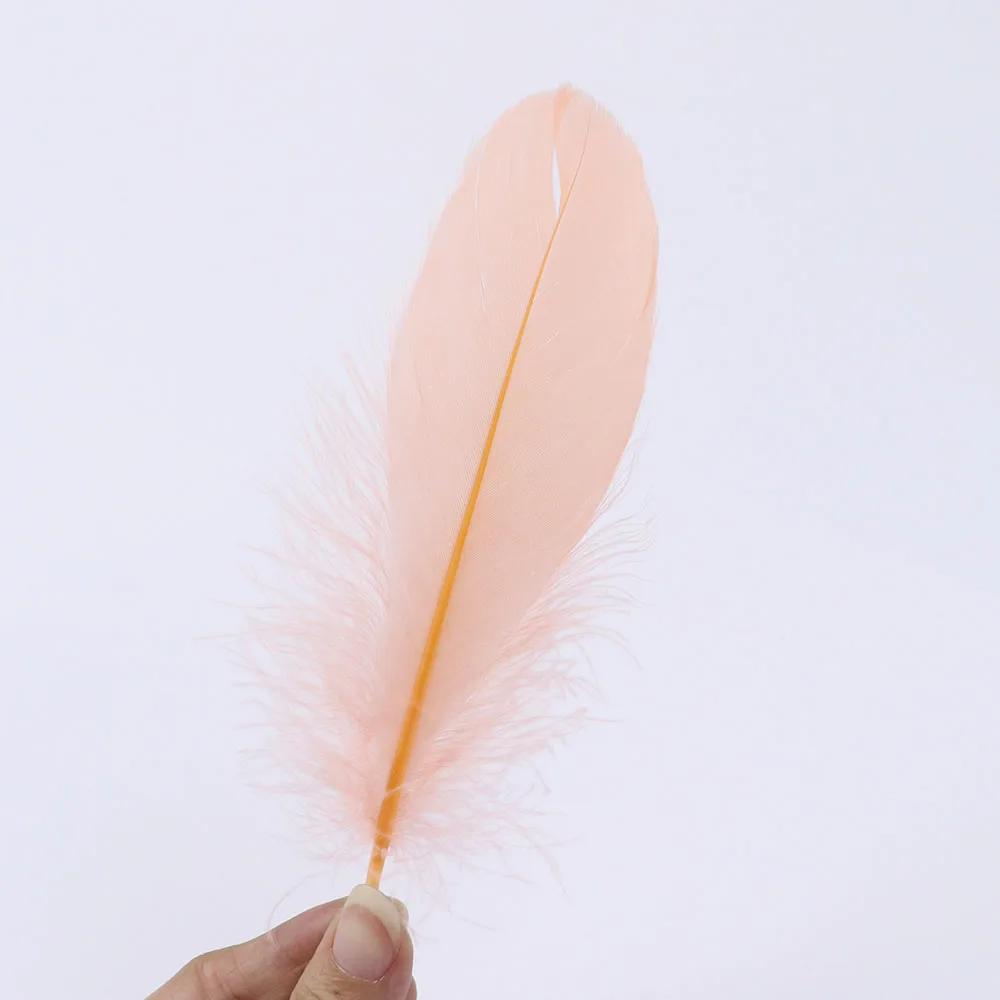 Premium White Swan Goose Feathers 15-20cm 50PCS/Lot 28 Colors for Jewelry Making Wedding Decor Crafts DIY Feather Accessories