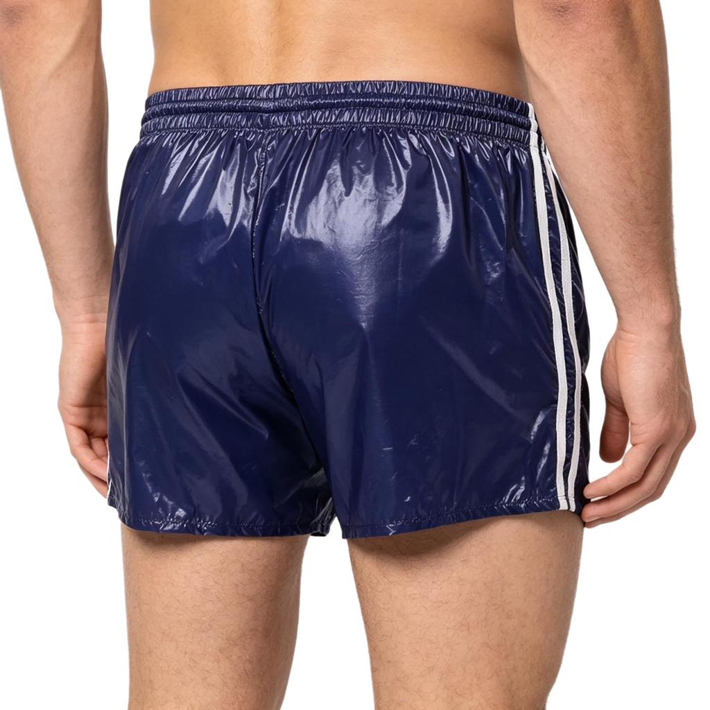 Herren Wasserdichte Badehose Trainingsshorts Kordelzug Elastischer Bund Eingearbeiteter Slip Boxershorts