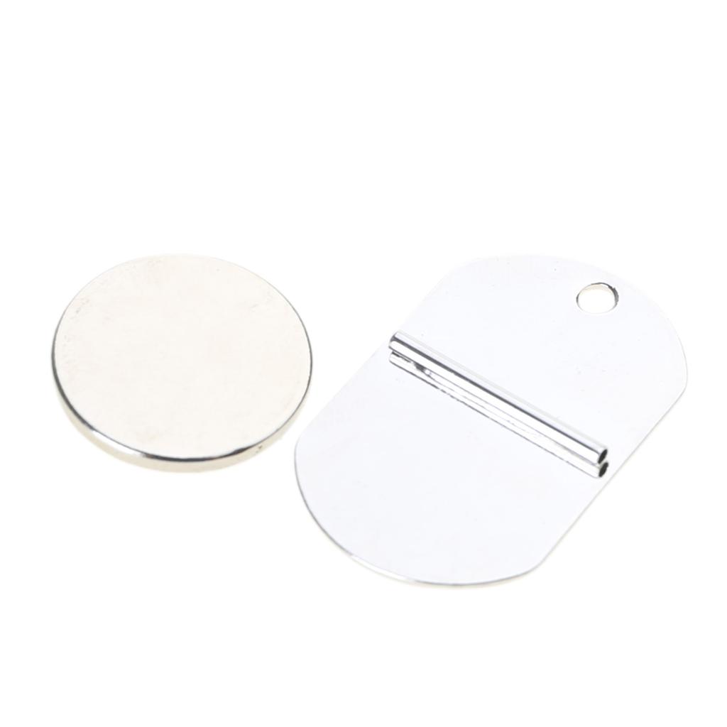 Mini Magnetic Brooch Converter for Clothing and Accessories Invisible Pin Back for Scarves Hijabs Badge Fastener