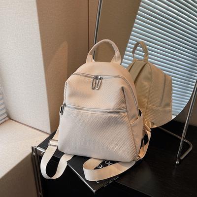 Women's Bag Backpack New Fashionable Large Capacity Shoulder Portable Student Schoolbag Fashionable
